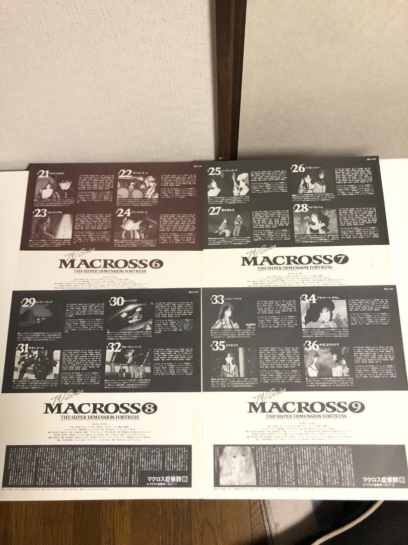 超時空要塞マクロス＋超時空要塞マクロスII レーザーディスク　計15枚セット