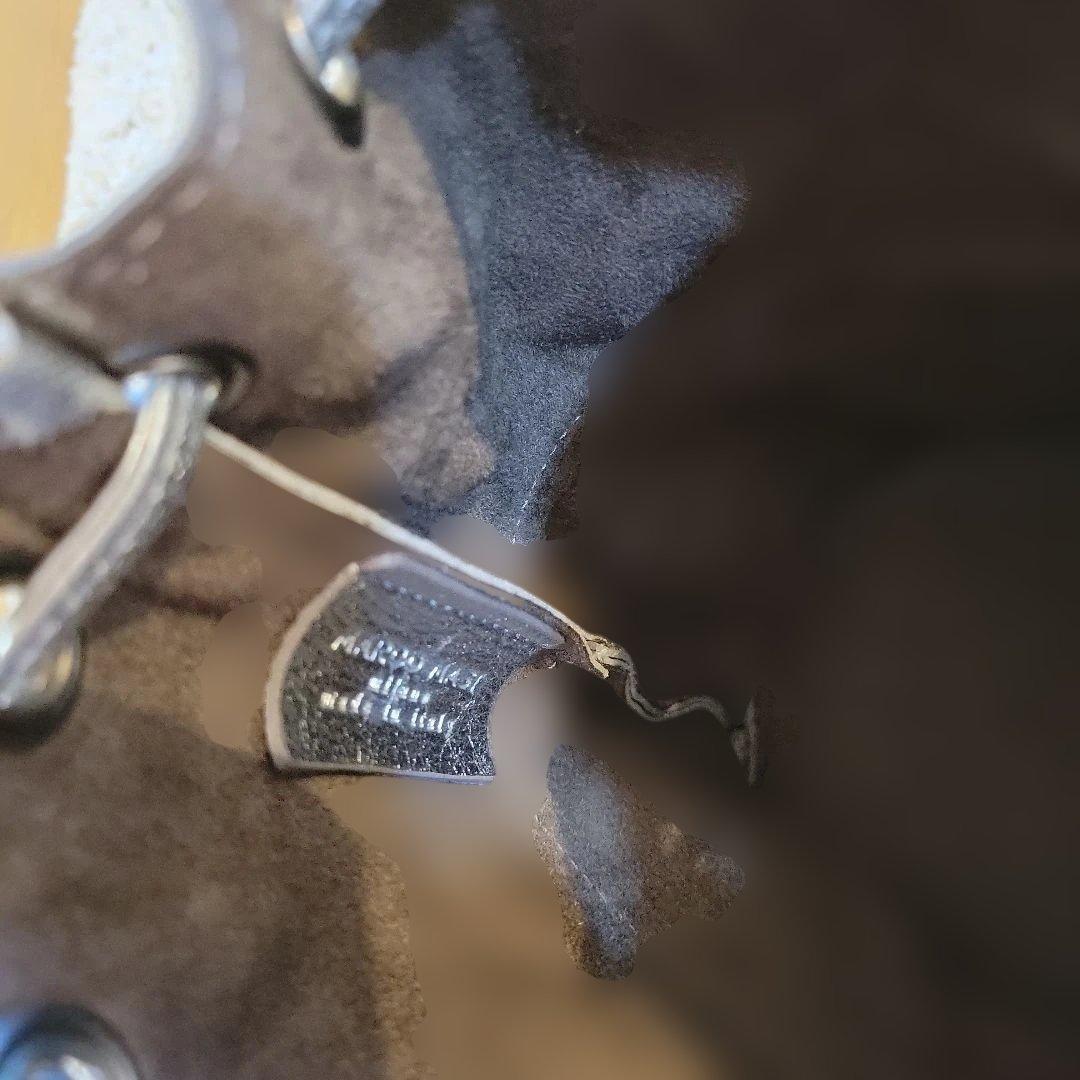 専用お値下げ！marco masi 巾着 ショルダーバッグ レザー 革シルバー