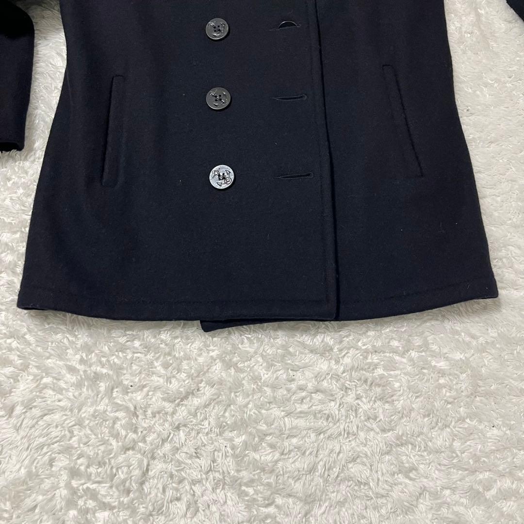 美品 ショット 720N ピーコート 上野商会 日本別注 ブラック 40サイズ