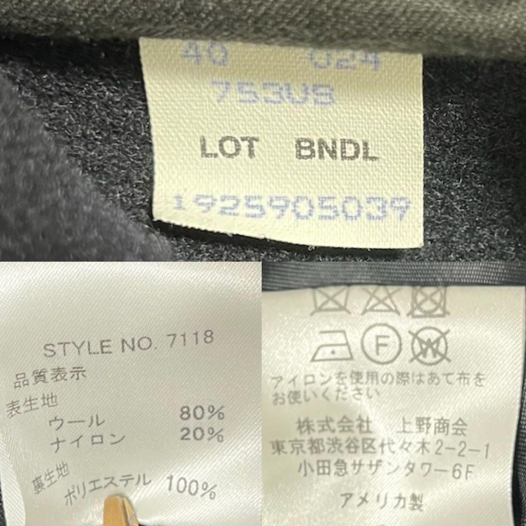 美品 ショット 720N ピーコート 上野商会 日本別注 ブラック 40サイズ