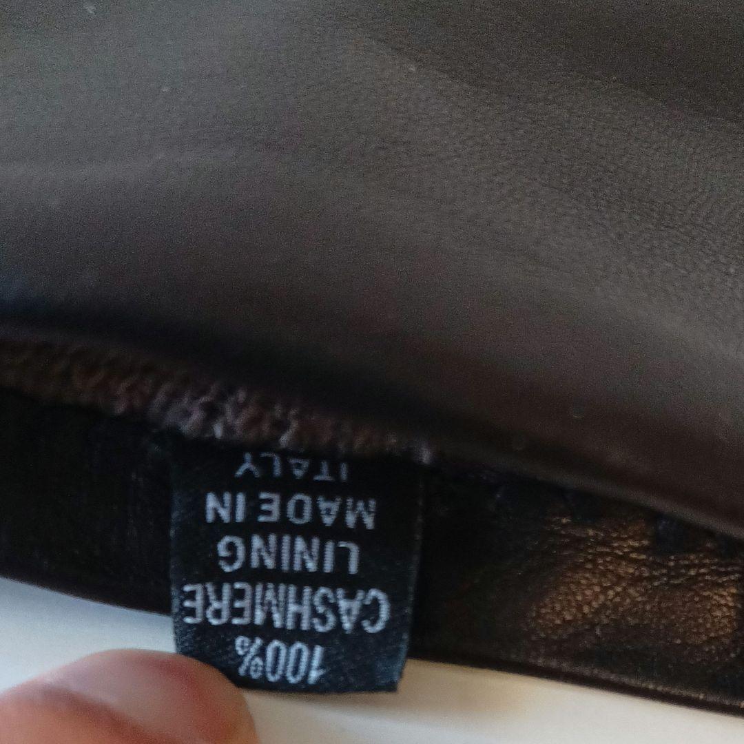 セルモネータ Sermoneta 本革 手袋 カシミア裏地 サイズ7