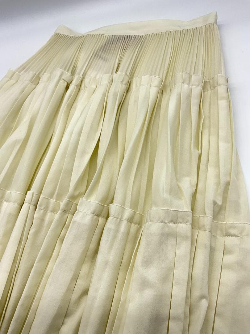 【新品】Plan C レイヤードプリーツスカート 38 150700円