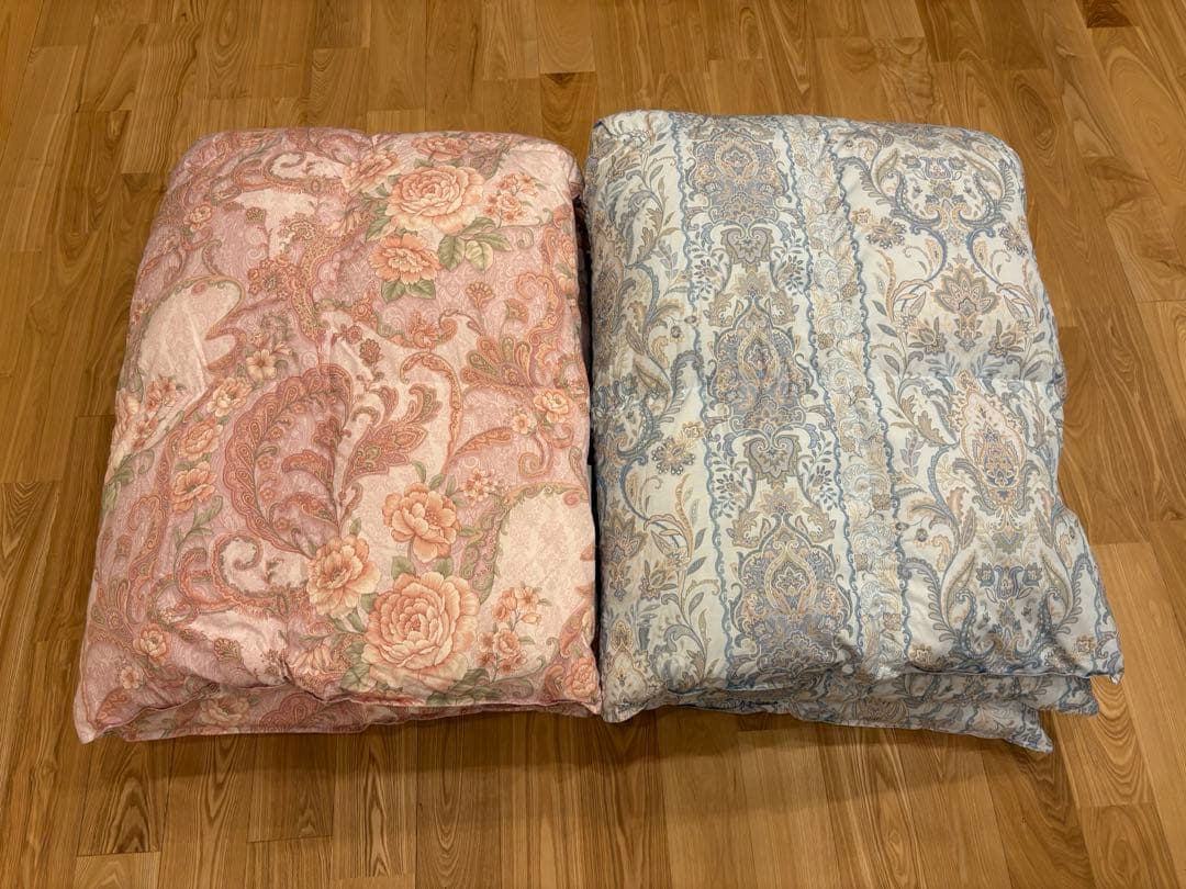 ☆jojo☆西川 羽毛布団 シングル 150×210cm 2枚セット