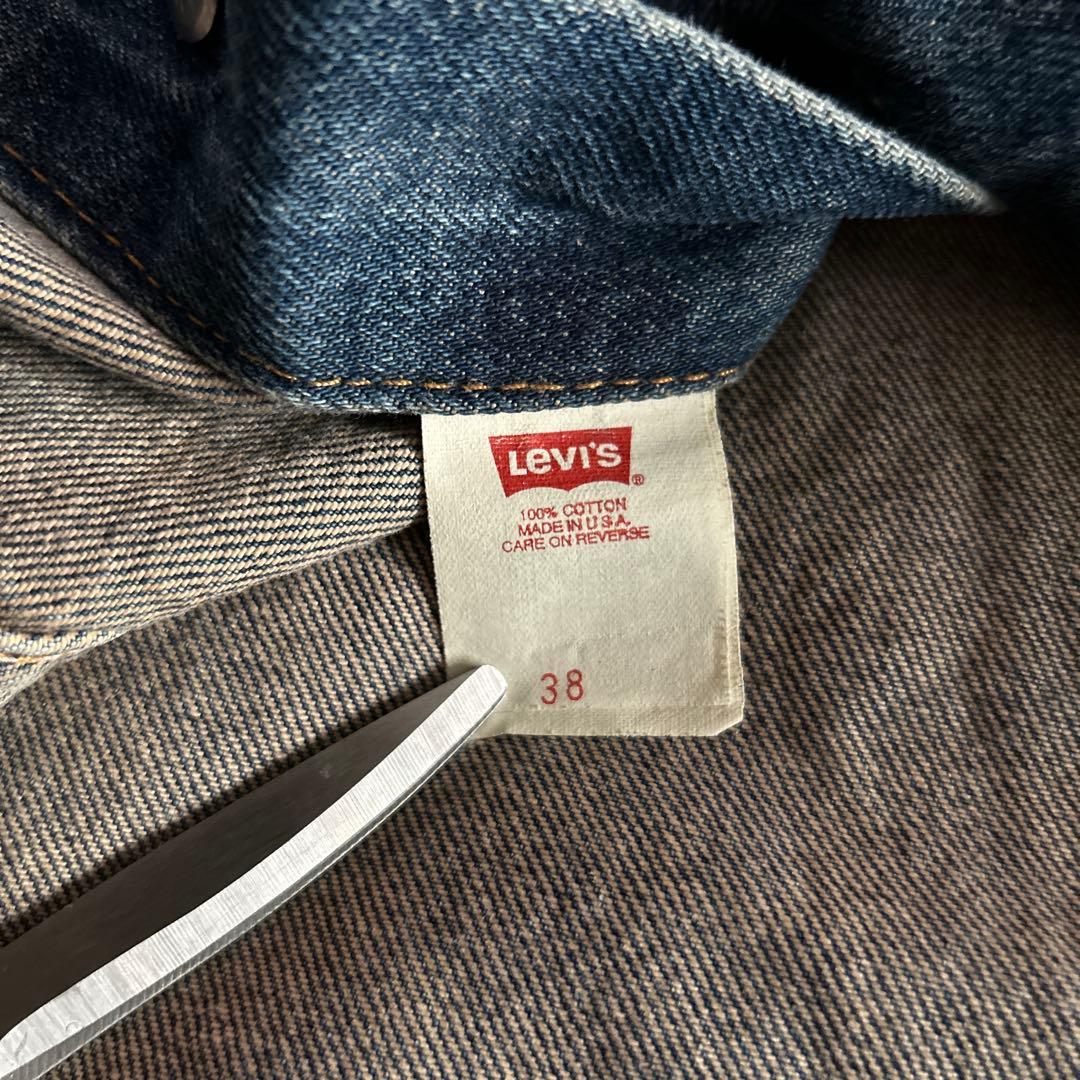 90s Levi's 70505 USA製 デニムジャケット Size:38