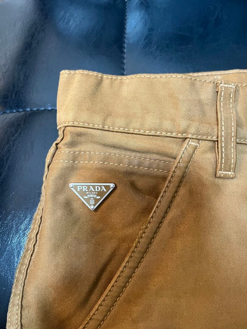 PRADA 24fwモールスキン パンツ W32