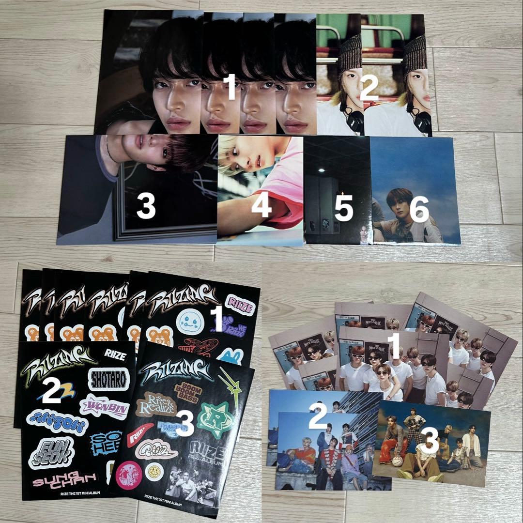 RIIZE アルバム　トレカ　まとめ売り　バラ売り可能⭕️