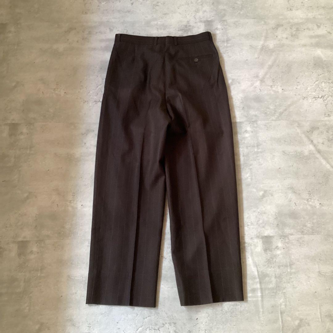 Paul Smithポールスミス　スーツセットアップ　ストライプ　ダークブラウン