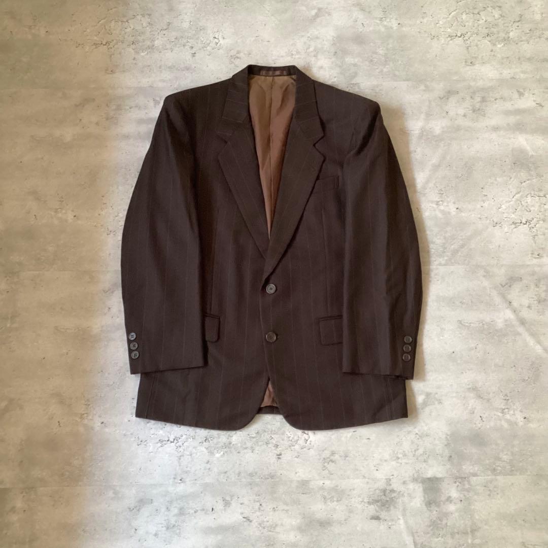 Paul Smithポールスミス　スーツセットアップ　ストライプ　ダークブラウン