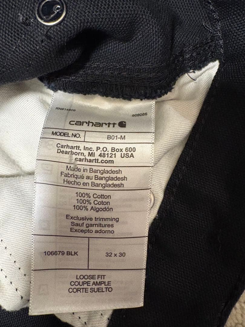 Carhartt　ダブルニー　B01-M W32 L30