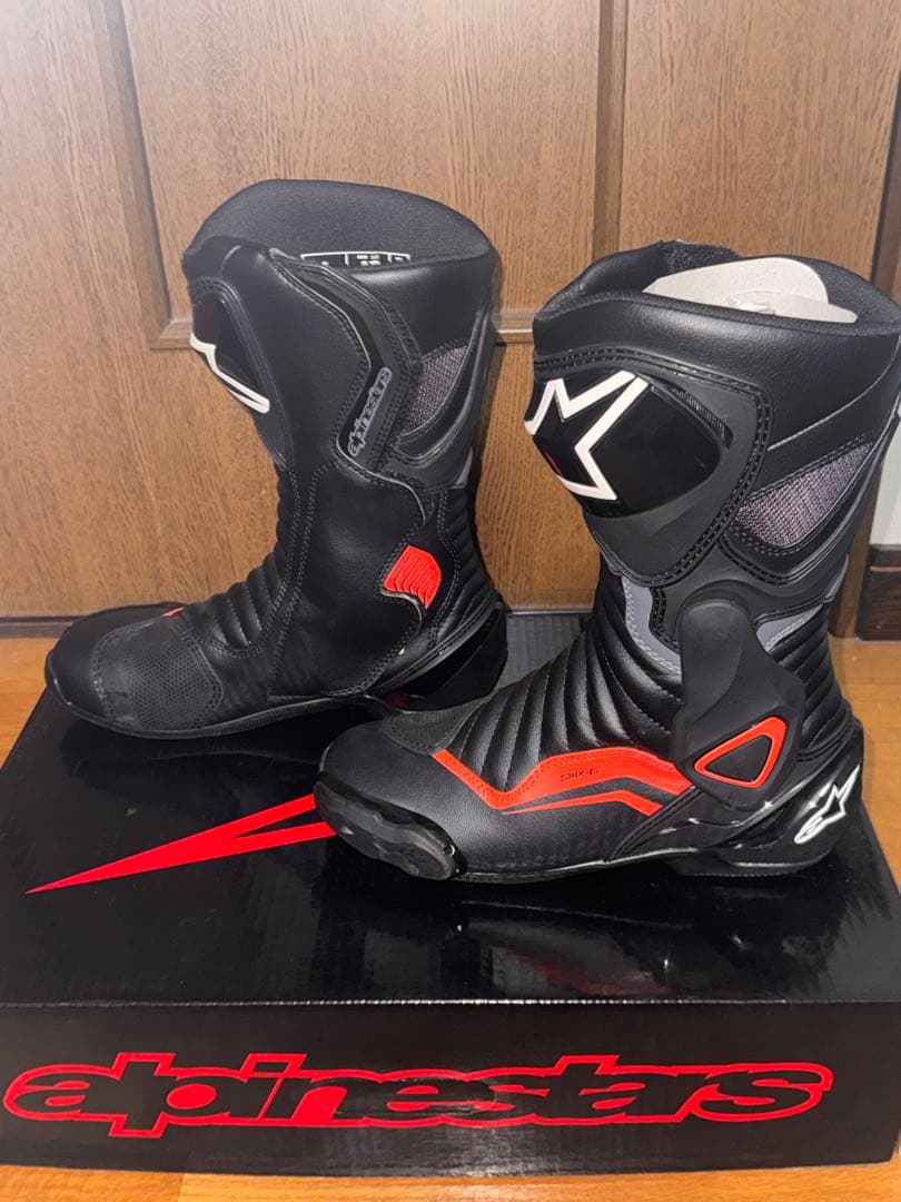 alpinestars SMX-6 V2 42 ブラック・グレー・レッド