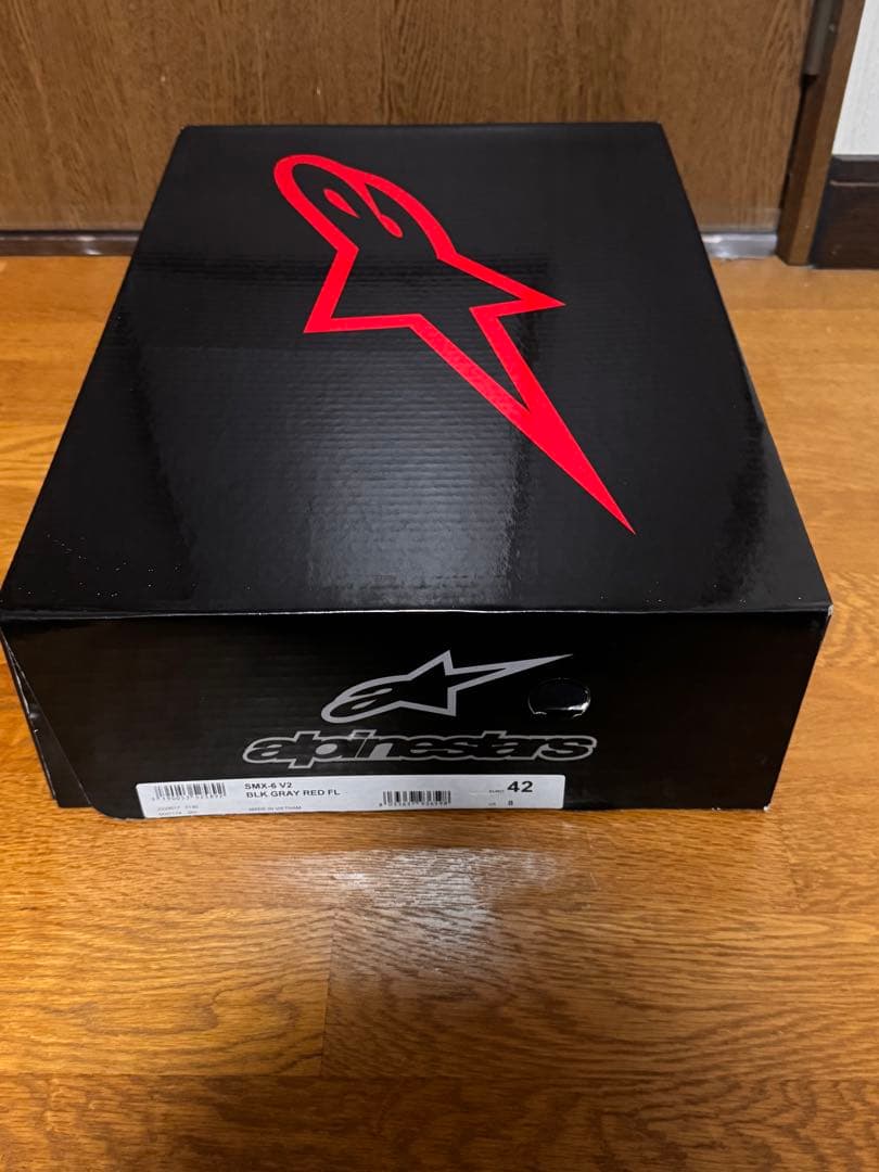 alpinestars SMX-6 V2 42 ブラック・グレー・レッド