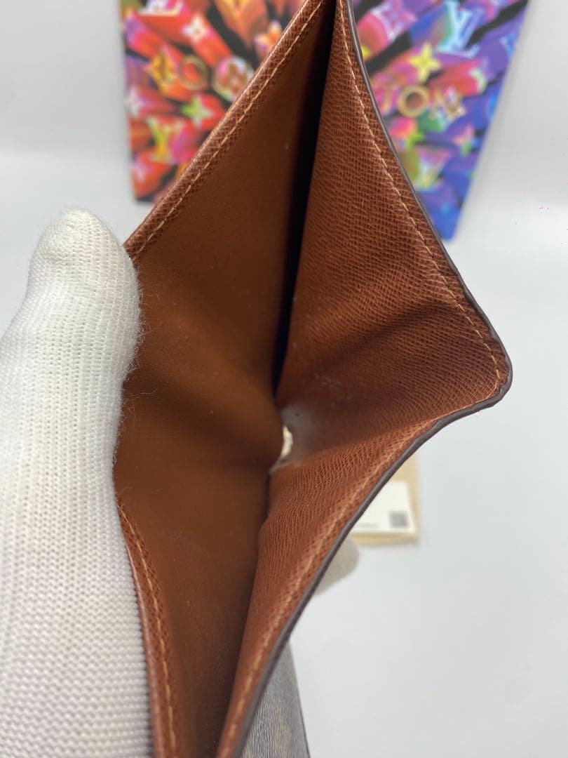 美品 ルイヴィトン モノグラム ポルトフォイユ マルコ 二つ折り財布