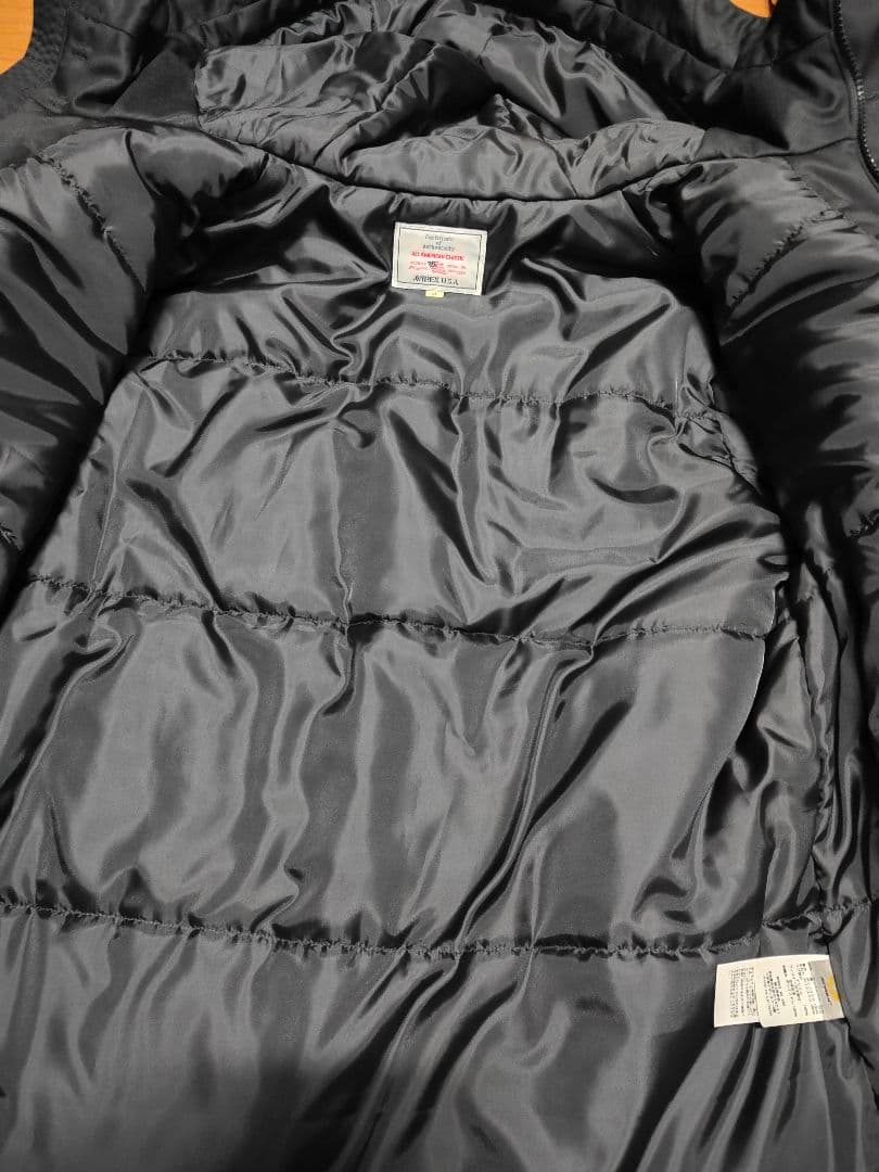 AVIREX XL ブラック ミリタリージャケット