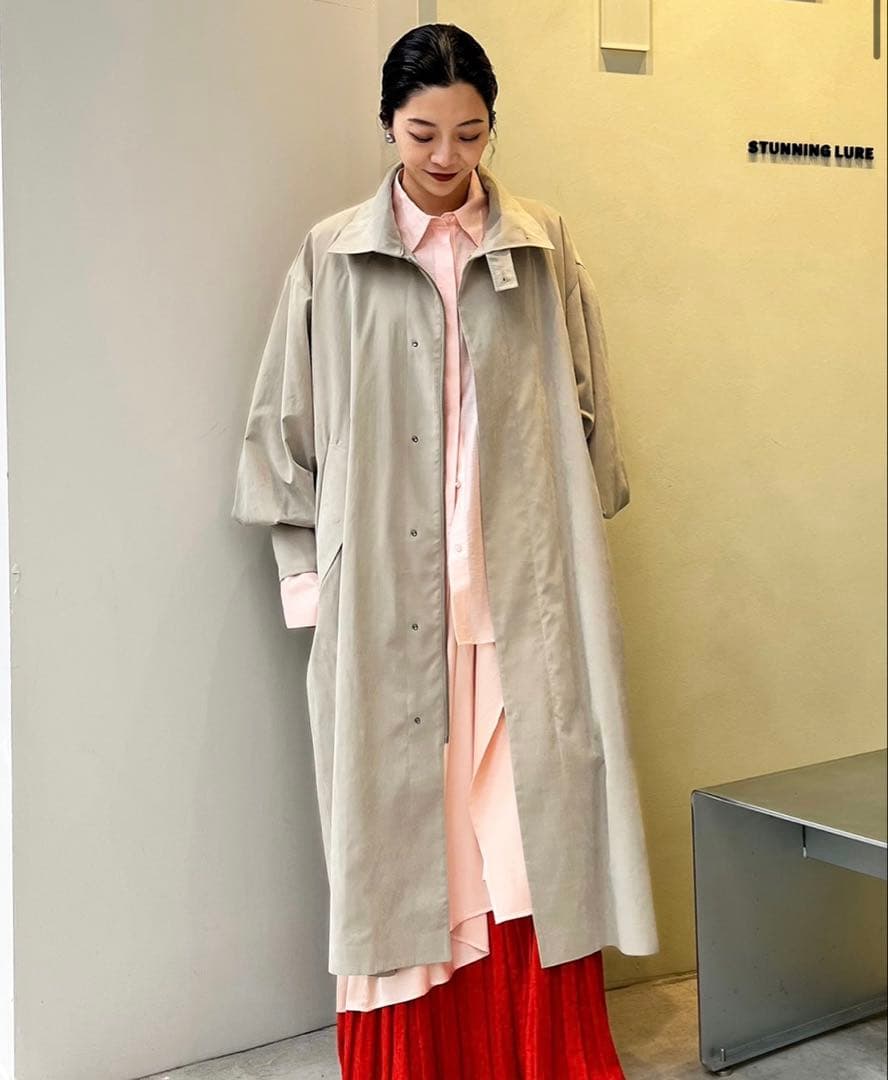 stunninglure スタニングルアー　ｒピーチブラッシュドオーバーコート