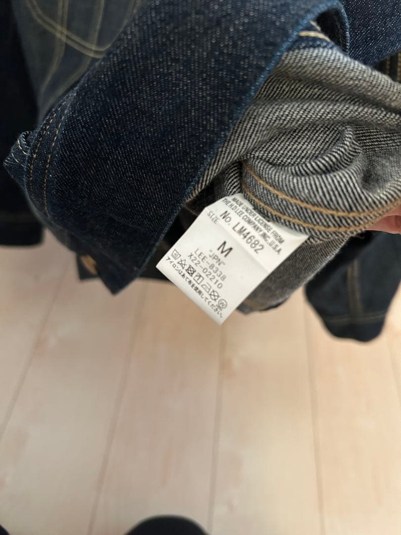 Lee SUPERSIZED RIDER JACKET M ダークブルー