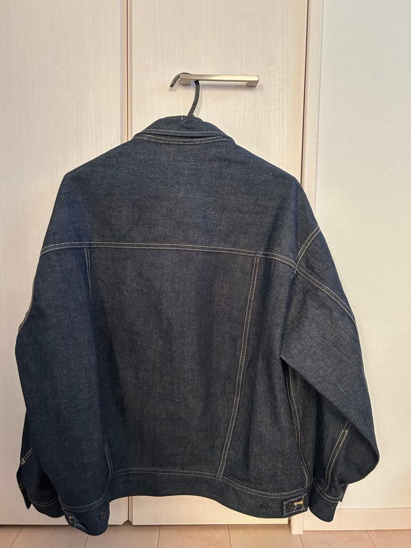 Lee SUPERSIZED RIDER JACKET M ダークブルー