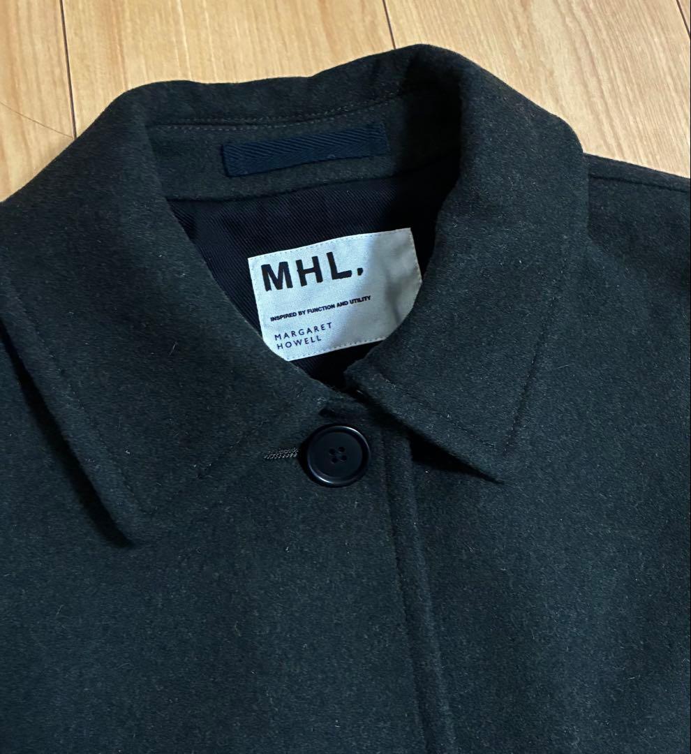 MHL. 門脇麦さん着用 ステンカラー ウールコート マーガレットハウエル M