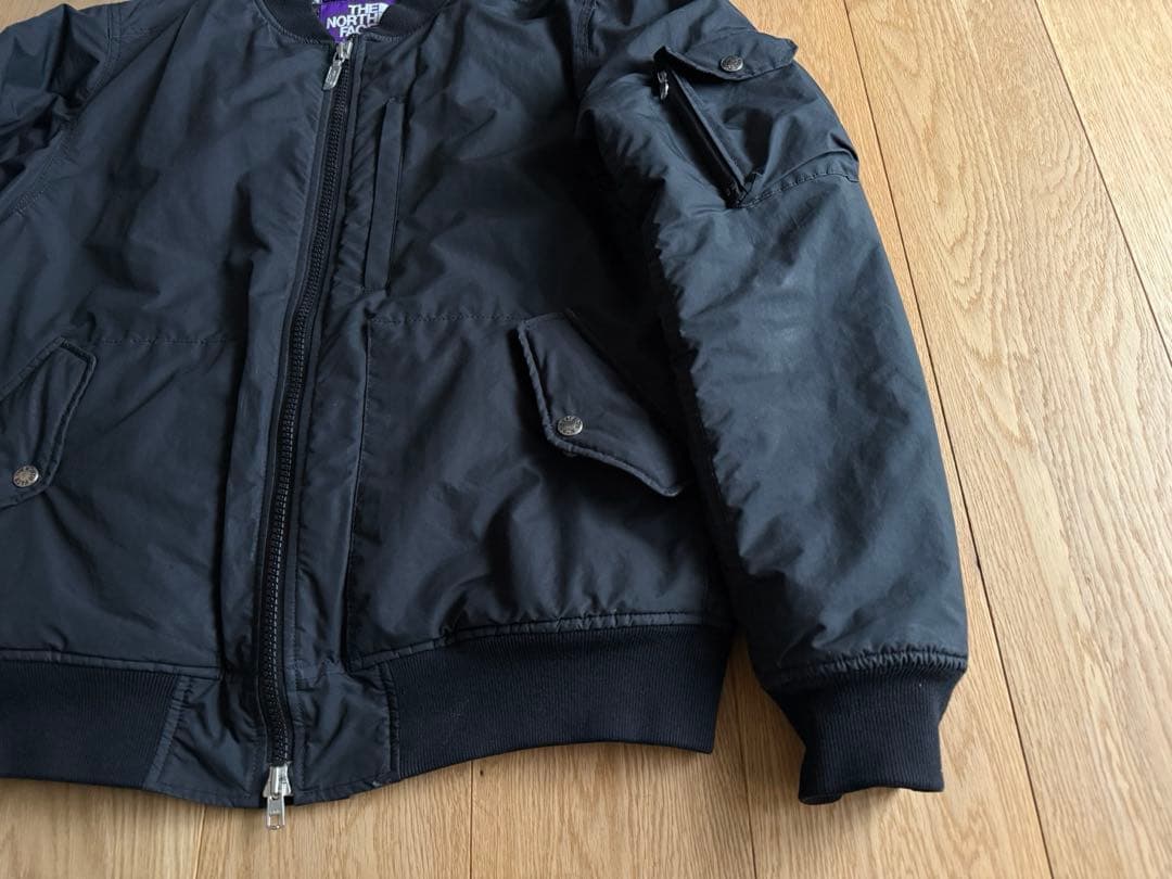 ノースフェイスパープルレーベル　MA-1 フライトジャケット