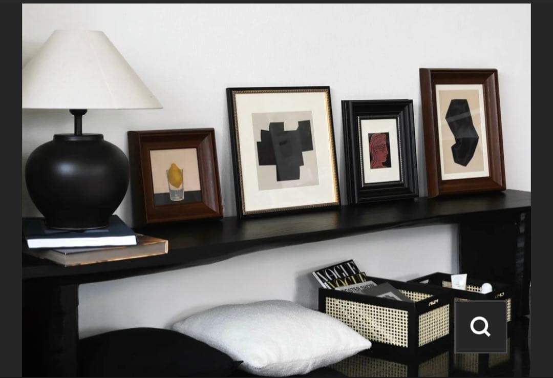 幾何学的・抽象的アートフレームセット&classy ポスター北欧