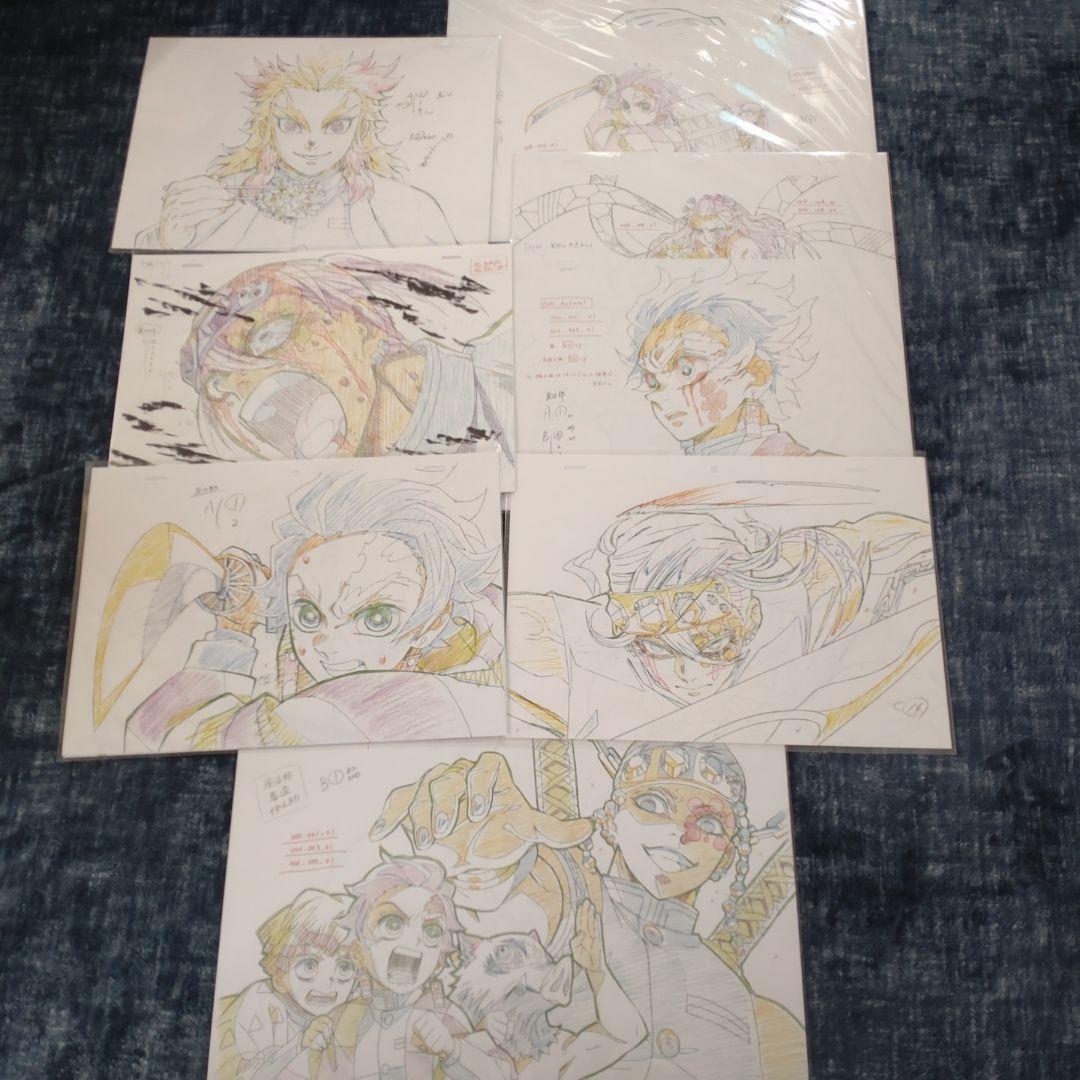 鬼滅の刃 BluRay 無限列車編 遊郭編 複製原画 コンプセット