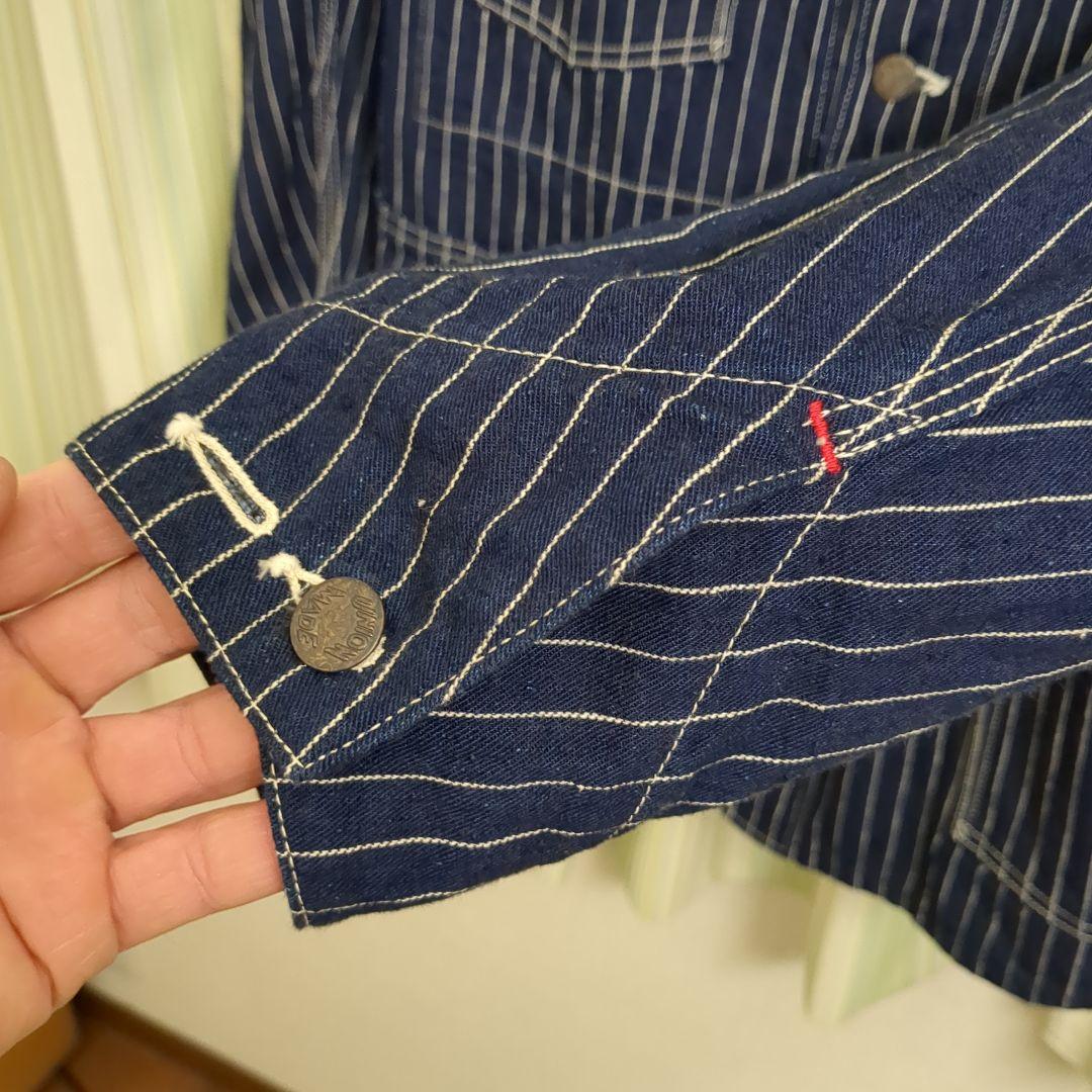 E*o様 未洗い 40 ウエアハウス ストライプカバーオール WAREHOUSE