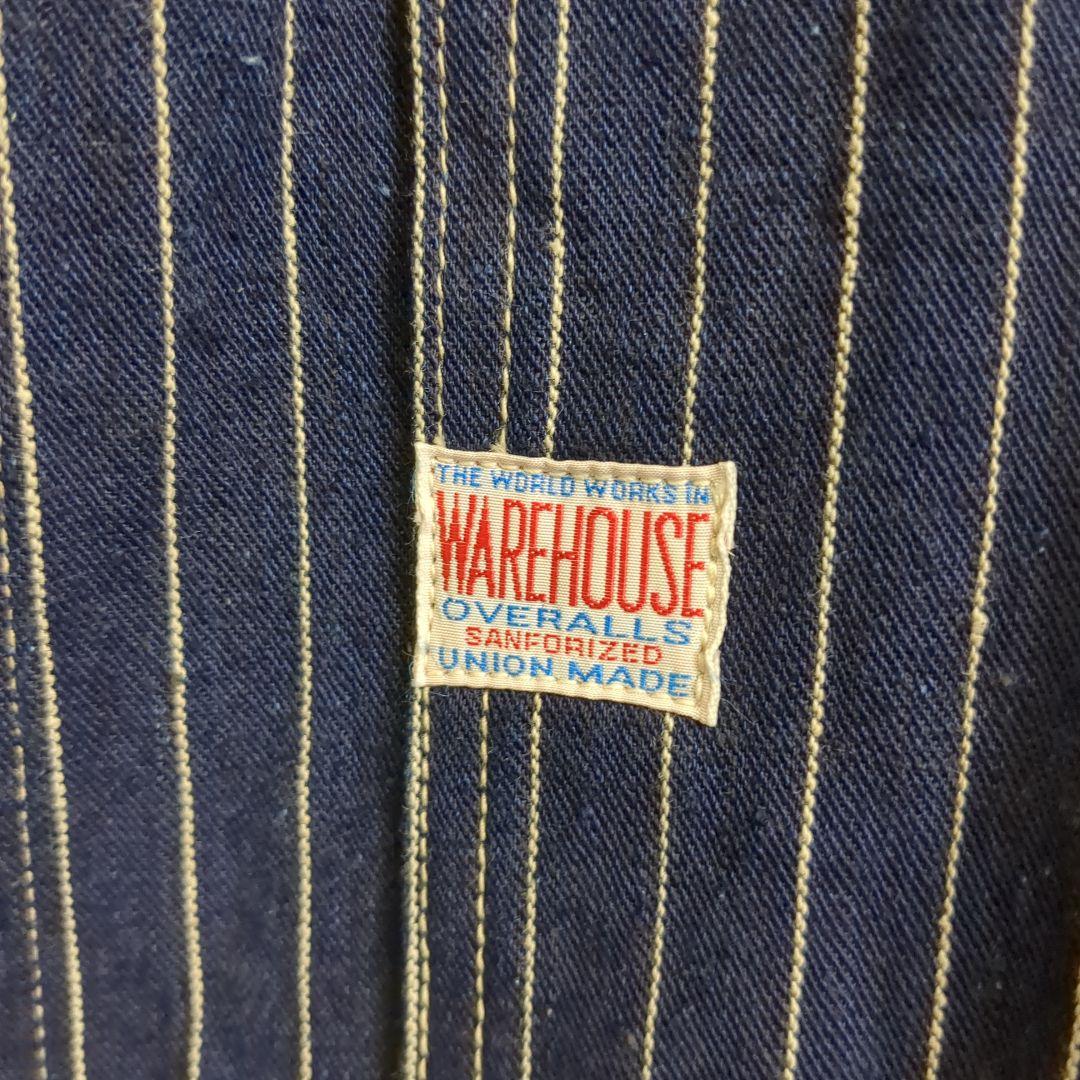 E*o様 未洗い 40 ウエアハウス ストライプカバーオール WAREHOUSE