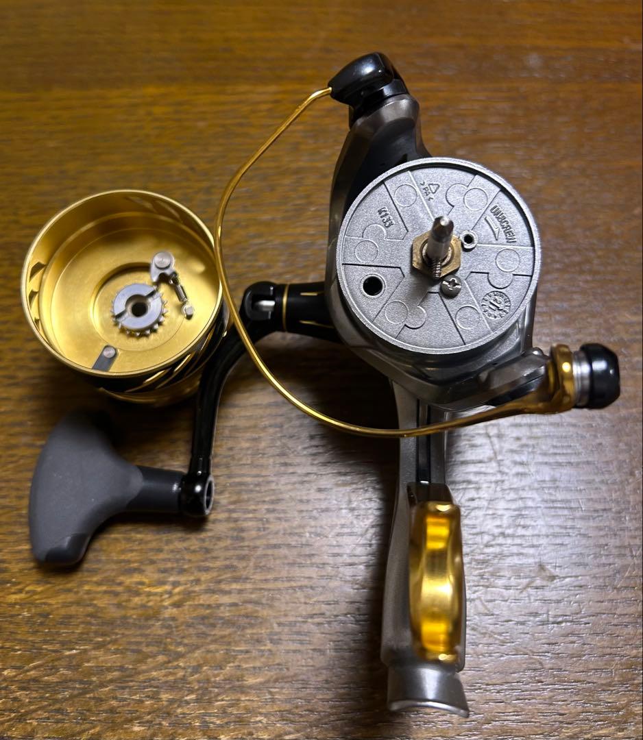 美品シマノ16BB-Xデスピナ2500DXGヤエン釣り用逆転音出し改造品