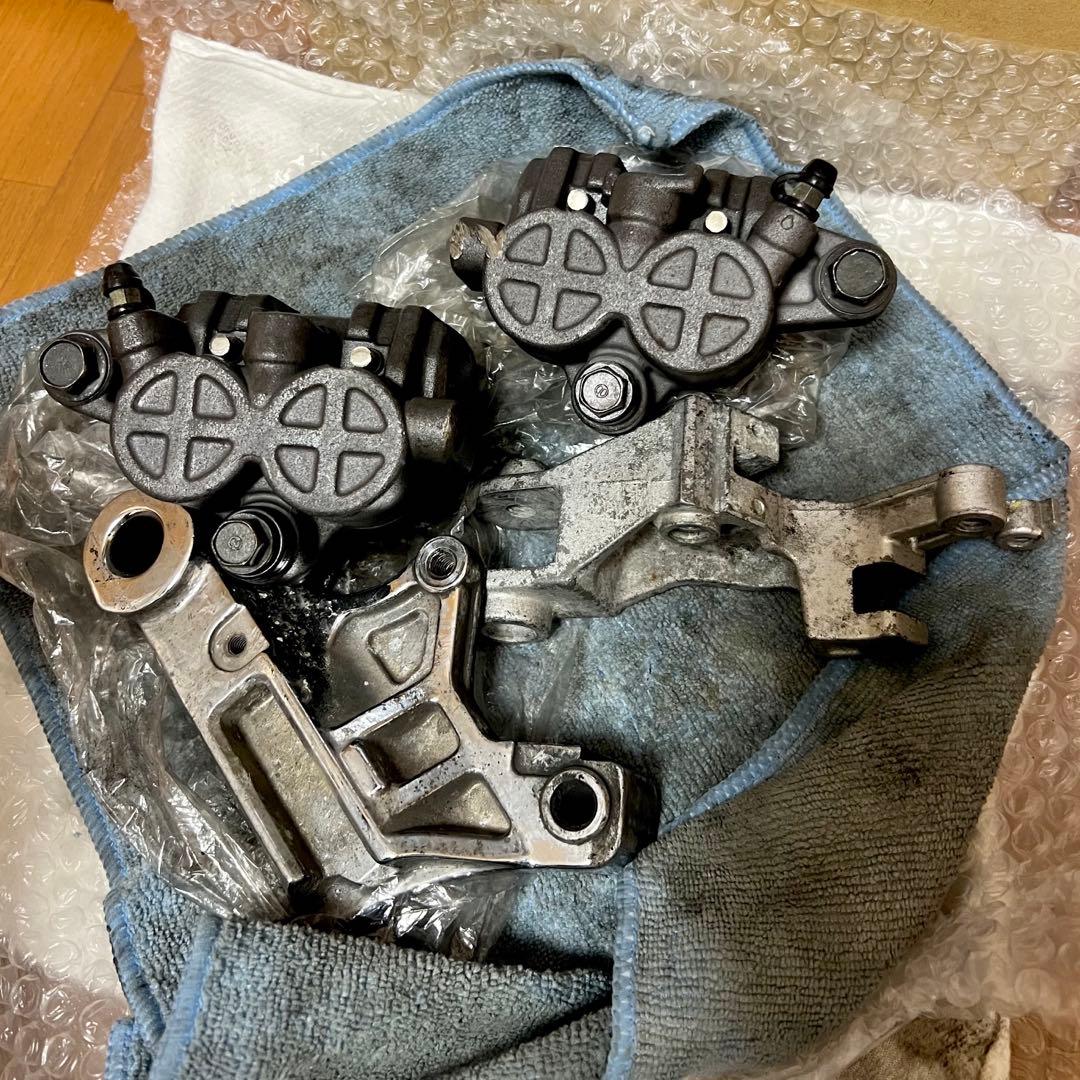 CBR400F キャリパー左右 キャリパーサポート CBX400F