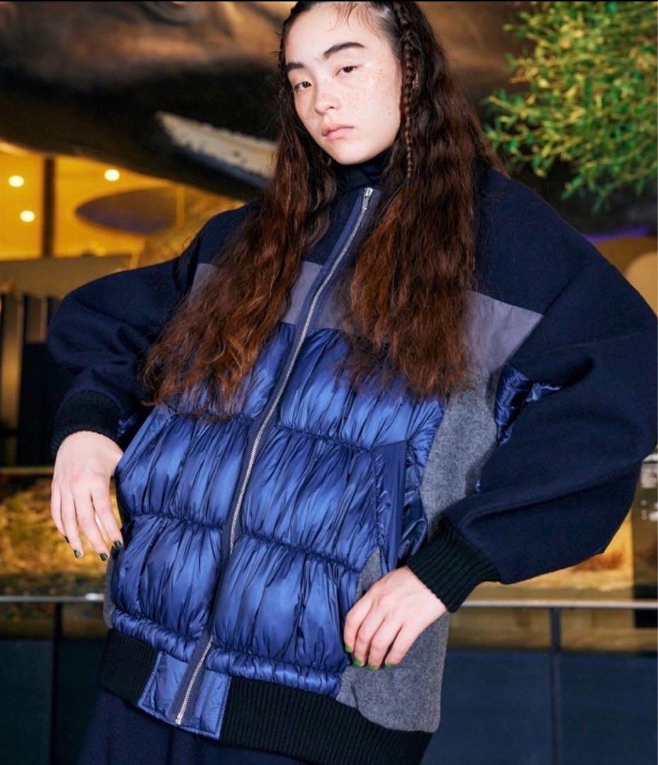 ENFOLD ソフトラムメルトンブルゾン 38 美品