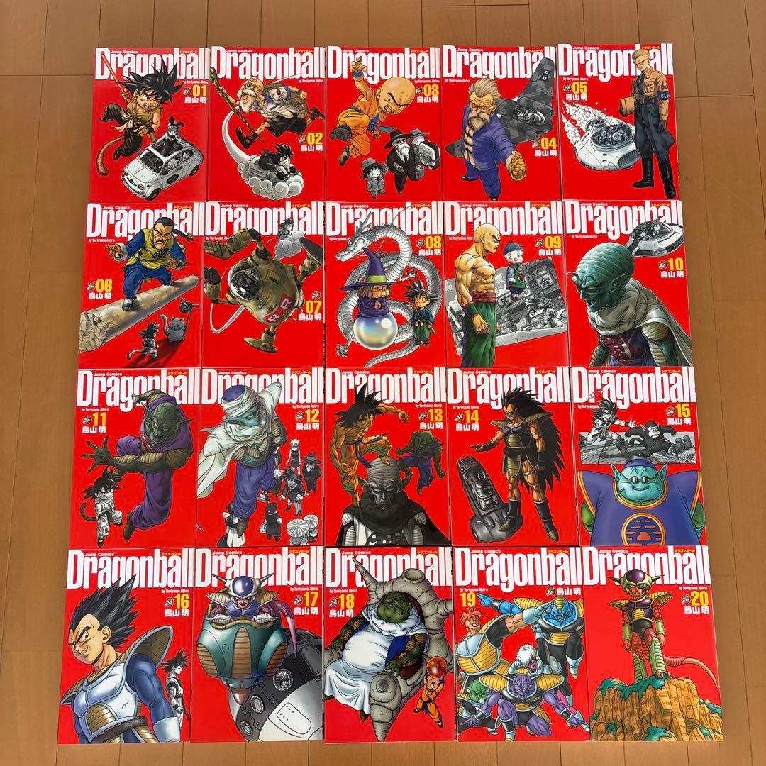 ドラゴンボール完全版　全34巻　初版多数　おまけのレアな初版本5冊付き