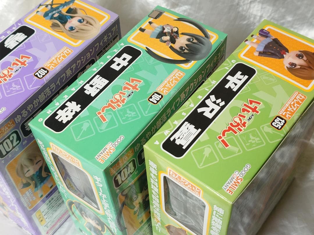 【未開封】ねんどろいど「けいおん！」6体　秋山澪・平沢唯・田井中律・琴吹紬 他