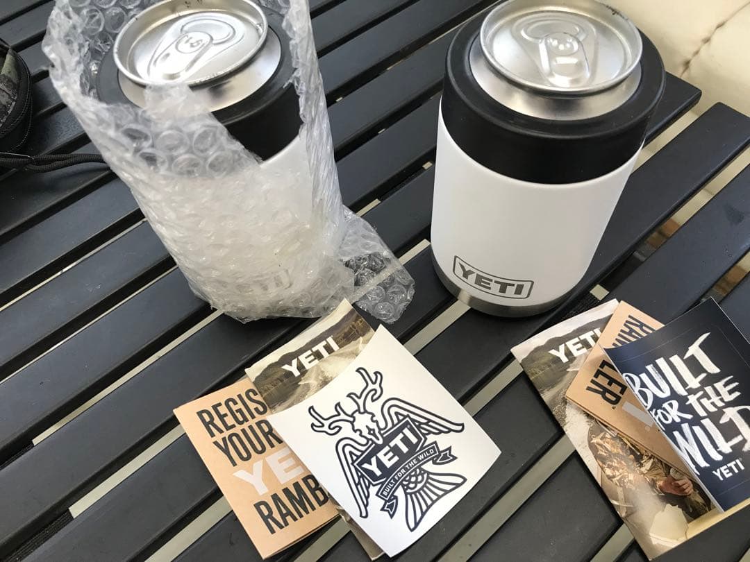 YETIランブラー 12オンス コルスター 保冷缶ホルダー ホワイト2個
