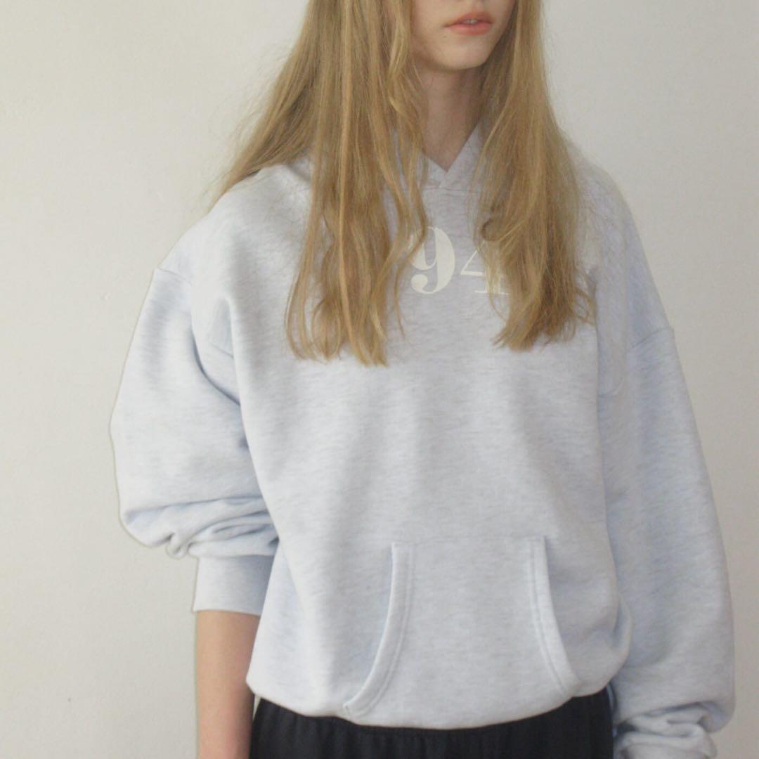 トップス smoothmood 94 Useful Hooded Sweatshirt