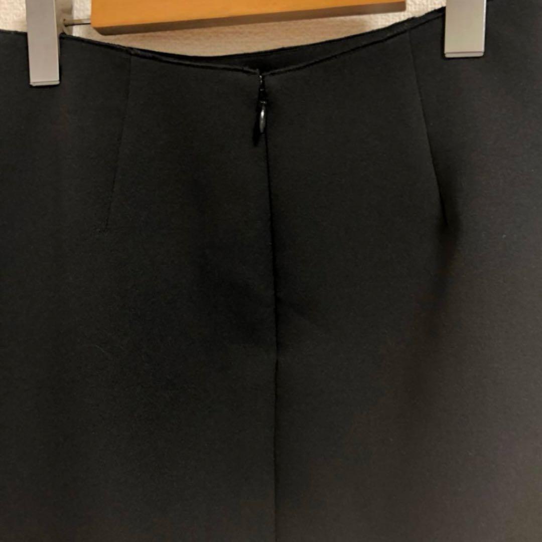 新品　SATOKA MIKI サトカ　台形型　フレアスカート　黒