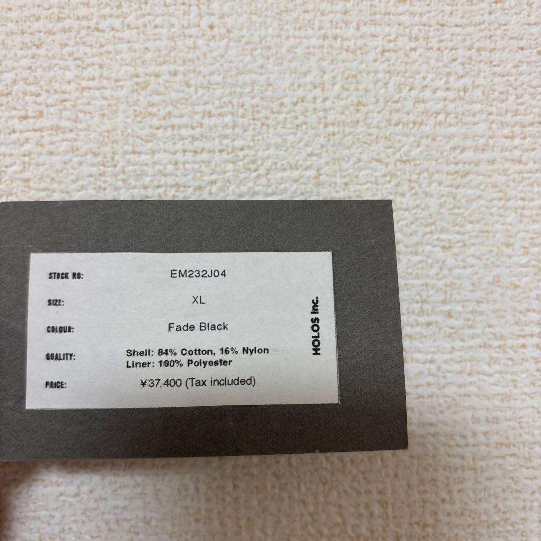 ENDS and MEANS キルティードカバーオールフェードブラック XL