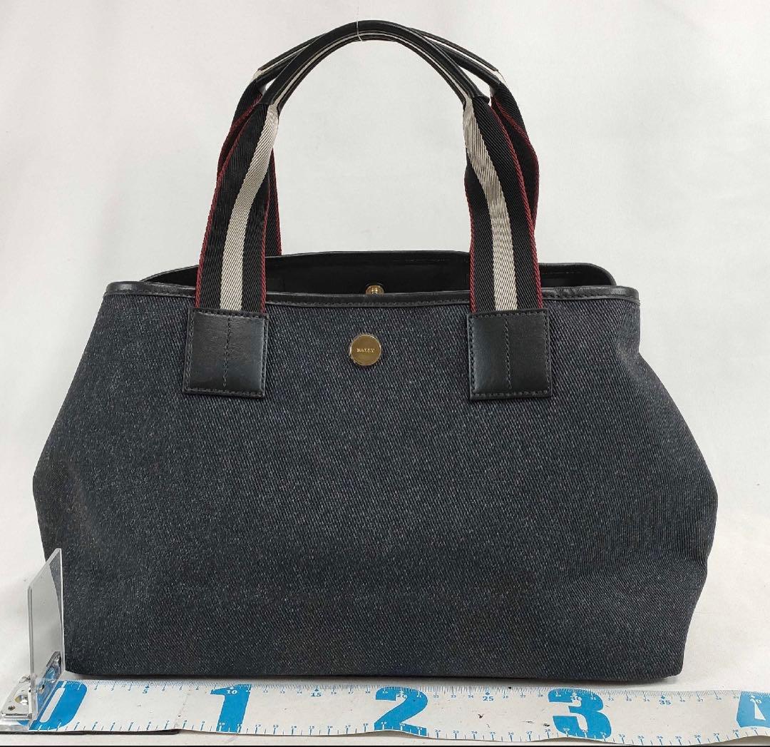 BALLY ダークグレー トートバッグ
