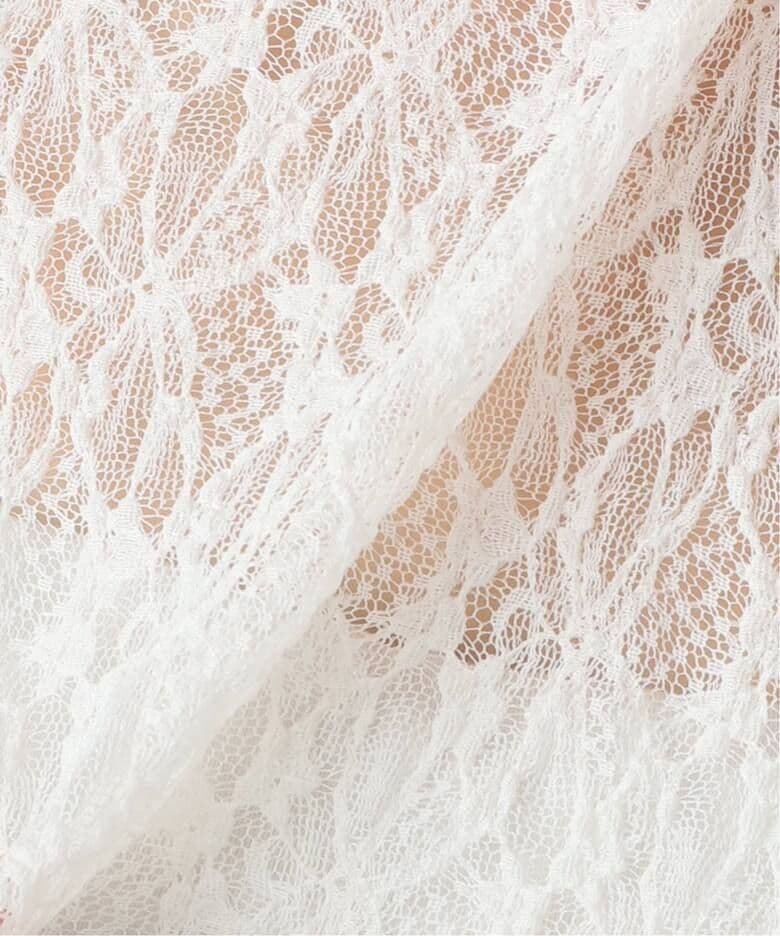 【新品未使用タグ付き】IRONING flower lace ロングスリーブ