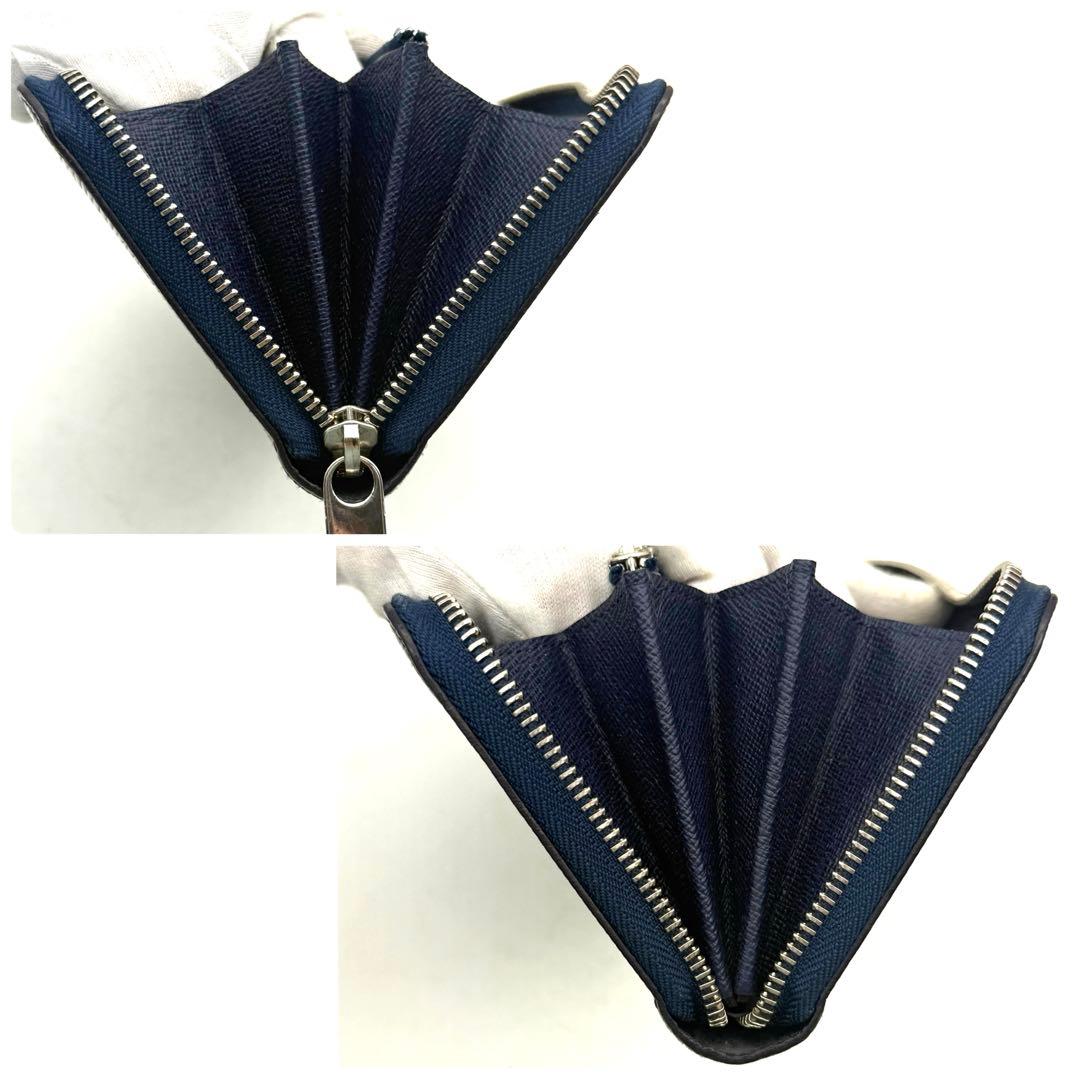 【新品近い】ルイヴィトン エピ ジッピーウォレット アンディゴブルー 長財布