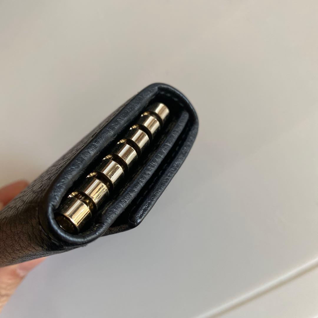 最終値下げ　美品　Gucci 黒レザーキーケース