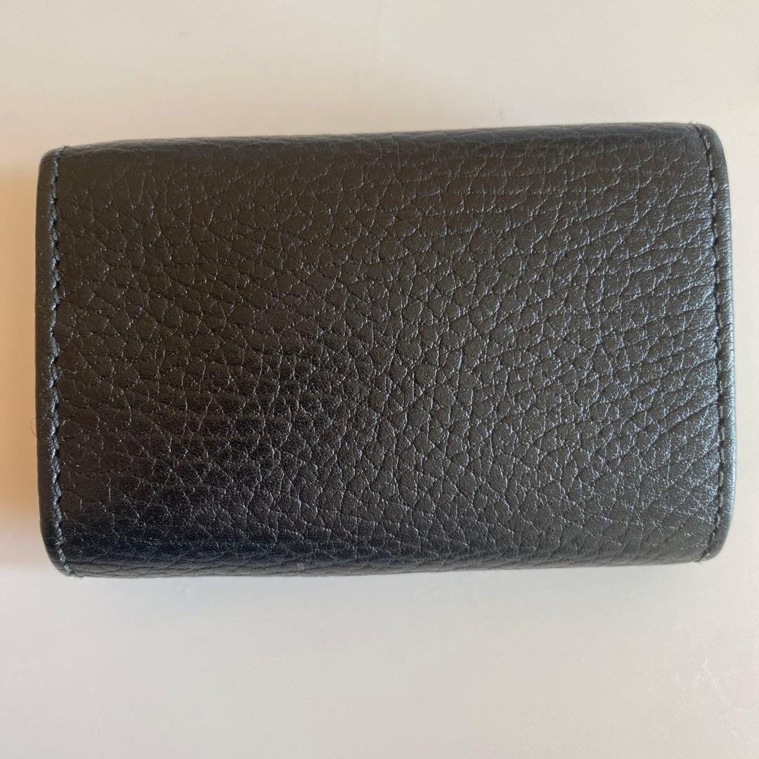 最終値下げ　美品　Gucci 黒レザーキーケース
