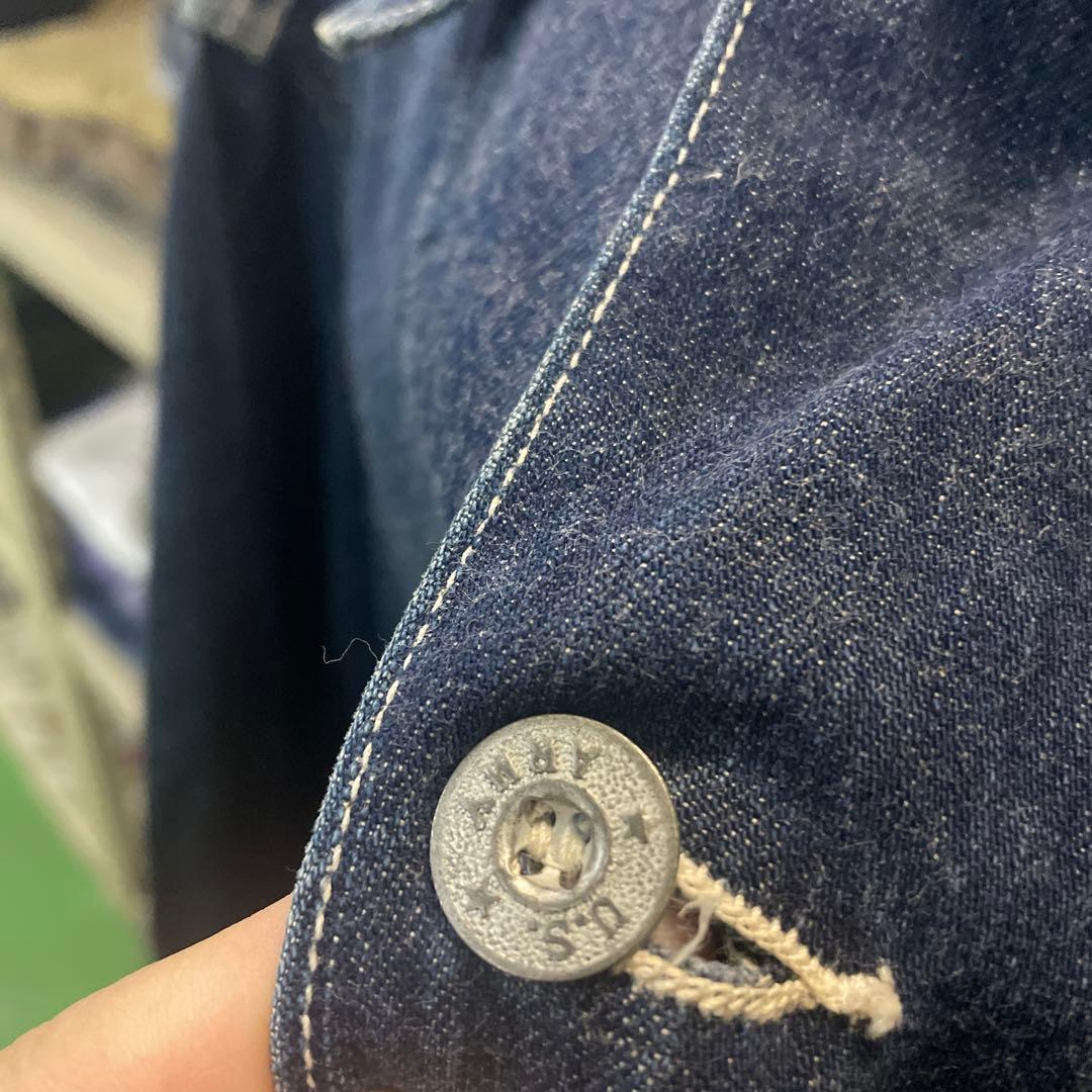 40s 復刻 バズリクソンズ デニム カバーオール 大戦モデル レプリカarmy