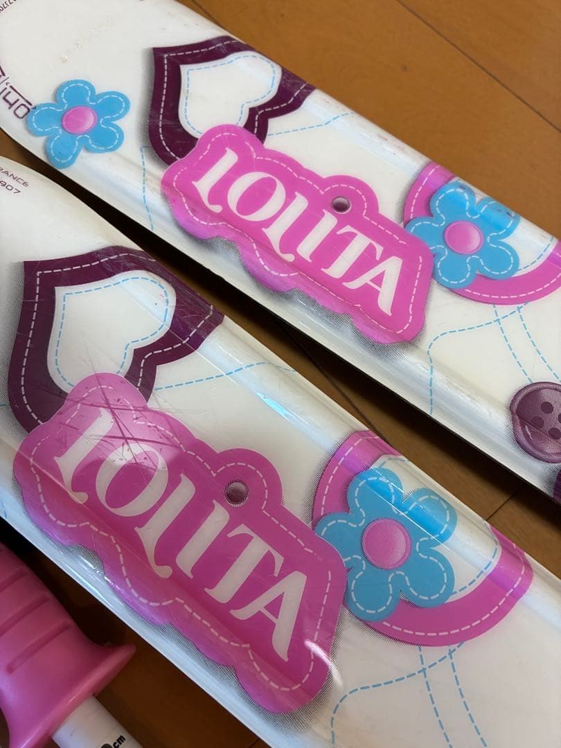 美品ROSSIGNOL スキー板140cm 身長135〜155cm用おまけ付き