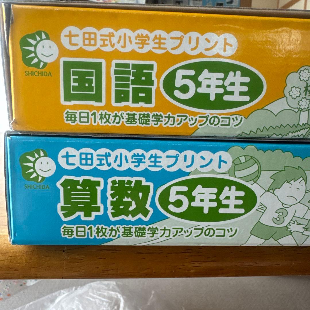 七田式　小学生　プリント　小学5年