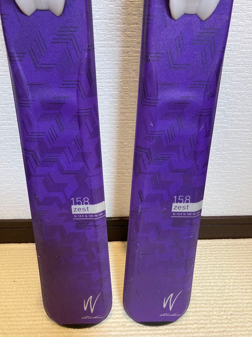 【HOTWAX・チューン済み】elan zest レディーススキー板 158㎝