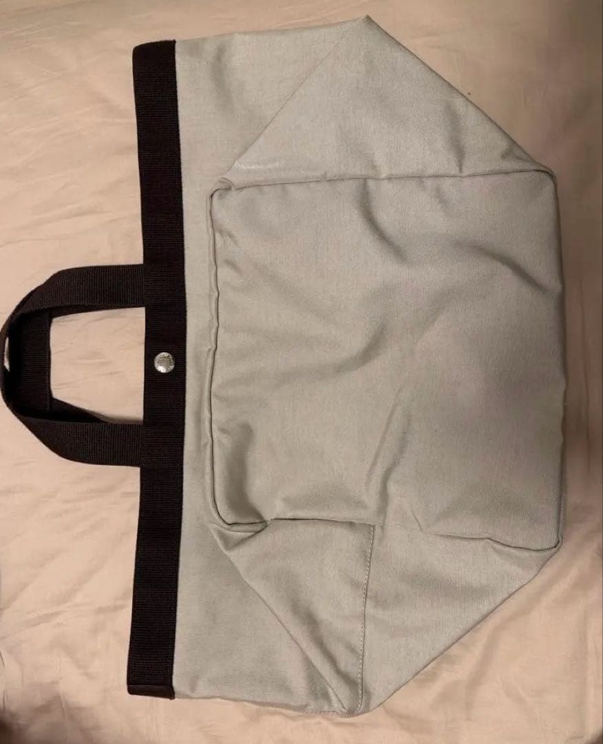 ベージュ トートバッグ エルベシャプリエ