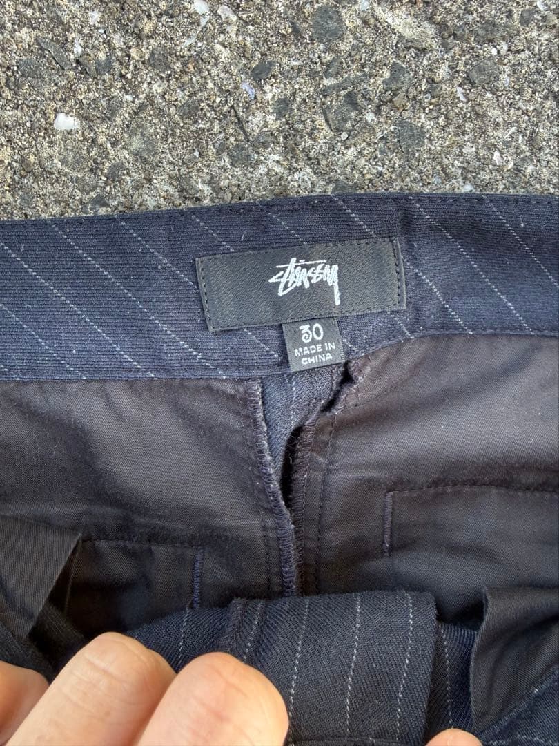 パンツ STUSSY VOLUME PLEATED SHORT STRIPE 30