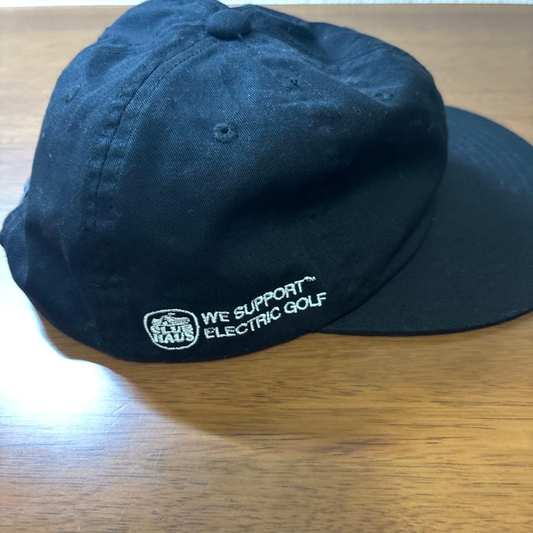 clubhaus x ELECTRIC GOLF キャップ　ブラック