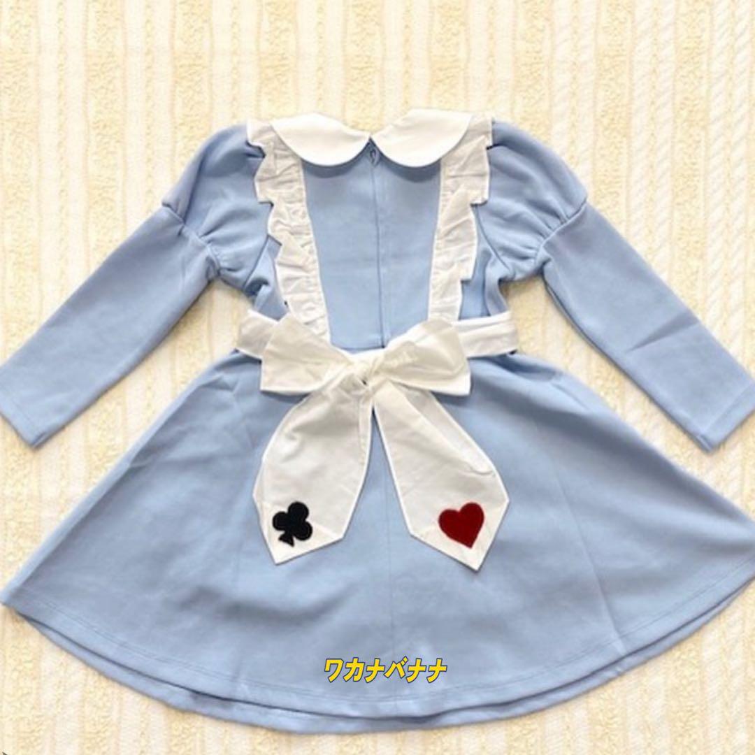 シャーリーテンプル　アリス　長袖ワンピース　ヘアバンド　2点セット　新品タグ付き