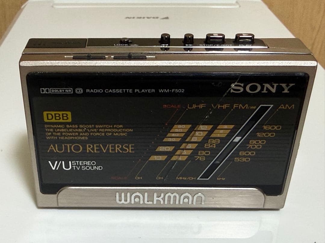 SONY WM-F502 カセットプレーヤー