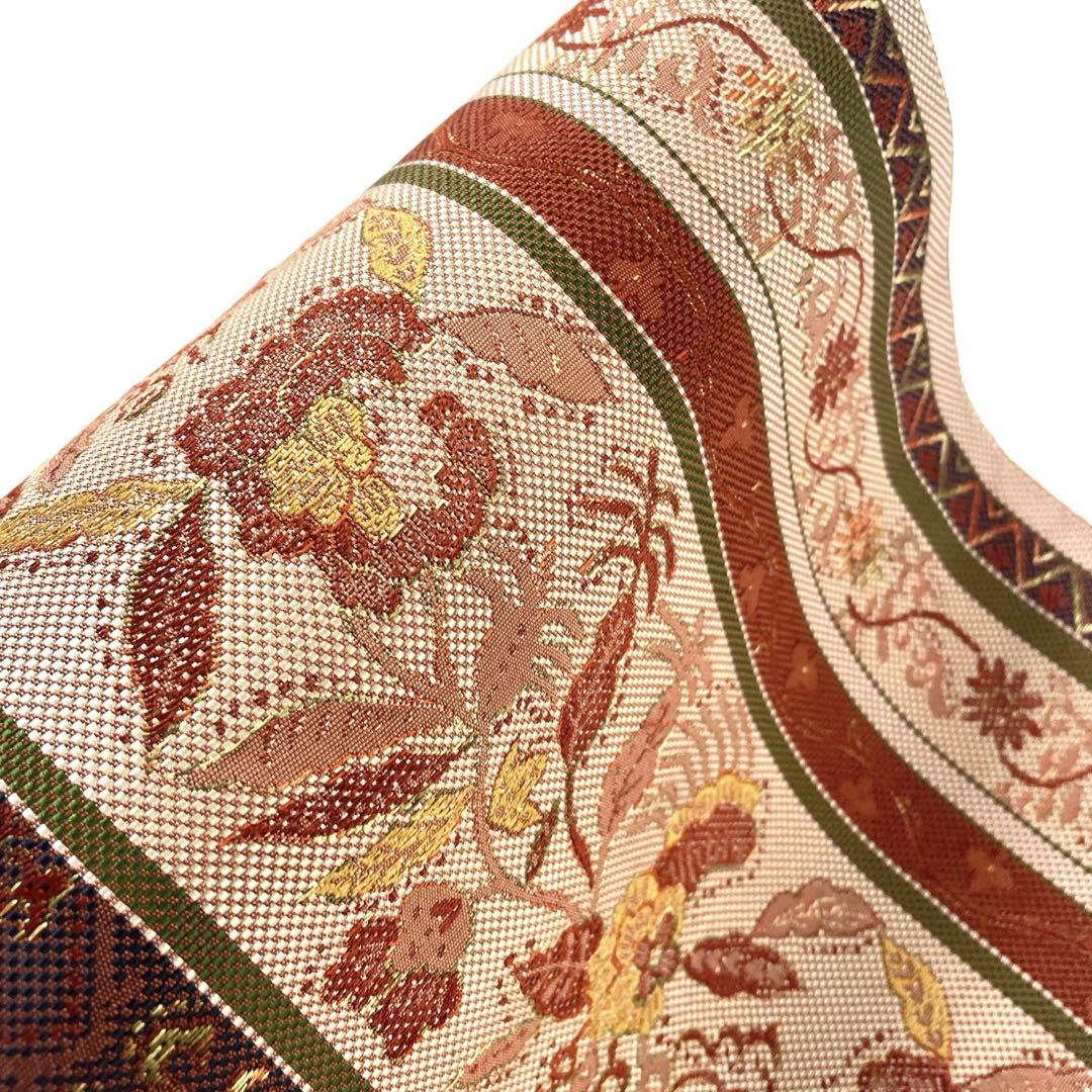 専用帯5668 ●高級 正絹 本場筑前博多織 松葉仕立て 名古屋帯